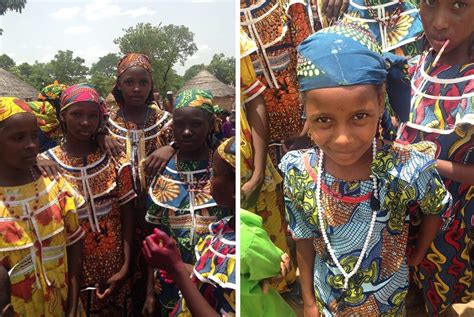 Fulani Ι Et Nomadefolk I Vestafrika I Tag På Kulturrejse Til Afrika