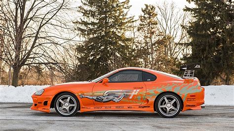 toyota supra driven by paul walker in 2001 s ‘the fast and the furious heads to auction