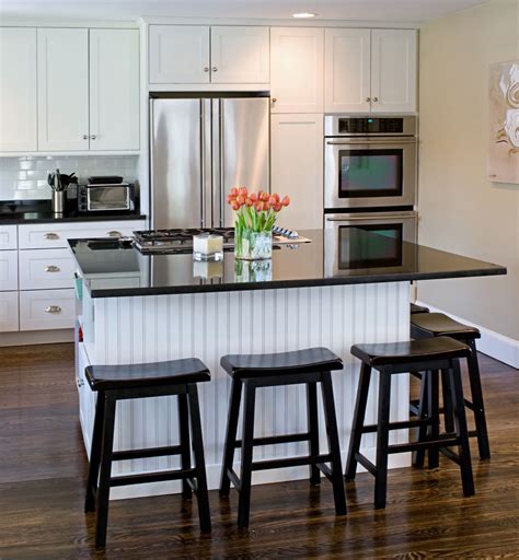 Black, white & brass kitchen. Black & White Kitchen - Trending - Industrial Luxe Design