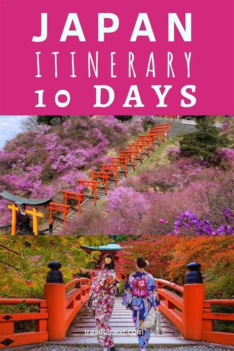 Japan Itinerary 10 Days Japan Itinerary Tokyo Japan Travel Japan