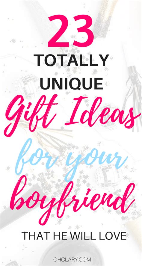 When buying a birthday gift for your boyfriend, it can be hard to know whether to get something they need or something they want. Pin on Best of OhClary.com