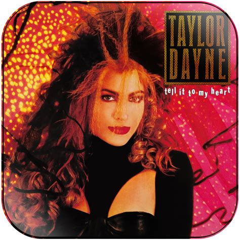Taylor Dayne Tell It To My Heart Album Cover Sticker