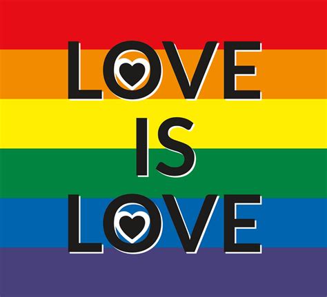Download Love Is Love Rainbow Wallpaper