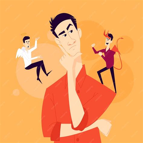 Free Vector Ethical Dilemma Illustration
