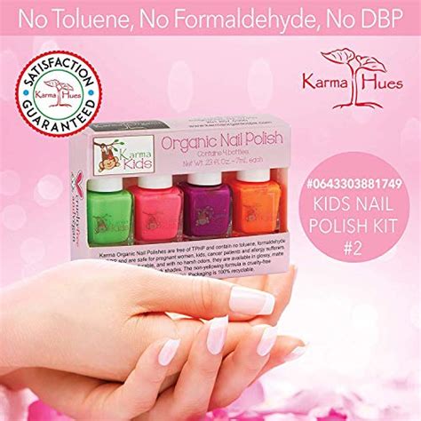 Karma Kids Nail Polish Box Set No 2 Natural Safe Nail Polish For