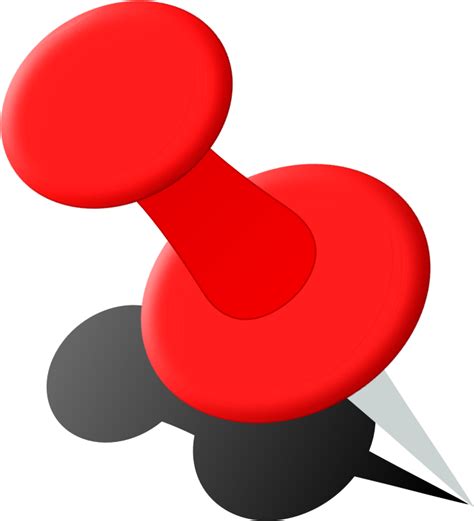 Drawing Pin Clip Art Push Pin Png Download 701771 Free Transparent Drawing Pin Png
