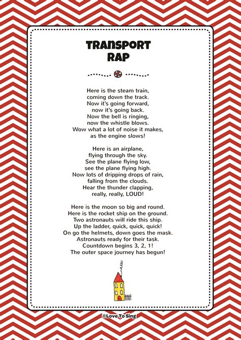 Transport Rap Kids Video Song With Free Lyrics And Activities