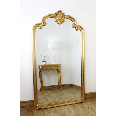 Gold Ornate Full Length Floor Mirror 73 X 41 Pelazzo William Wood