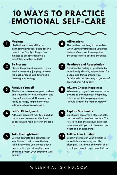 10 Best Ways To Practice Emotional Self Care Self Compassion Emotions Self