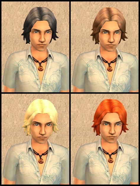 Sims Male Hair Base Game