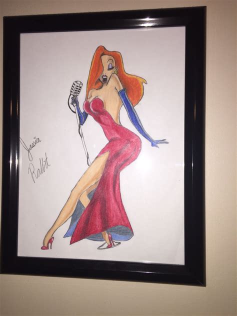 Jessica Rabbit Drawing Colored Pencil Art Hot Sex Picture