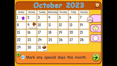 Starfall Calendar October 2023 Is Here Youtube