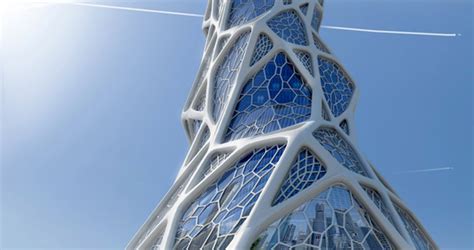 Bionic Tower Combines Structure And Ornament Lava Evolo