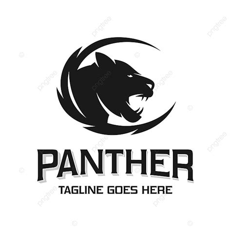 Panther Tierkopf Logo Design Tier Wild Kopf Png Und Vektor Zum