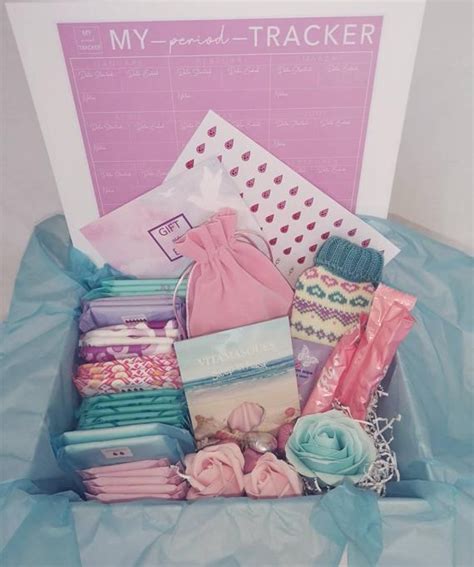 Deluxe First Period Kit T For Girls Keepsake Box Coming Etsy
