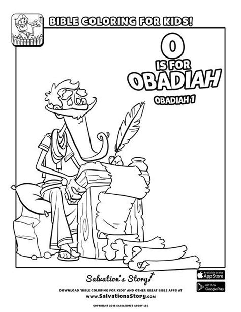 A church building can't pray. O is for Obadiah.jpg | Bible coloring, Sunday school games ...