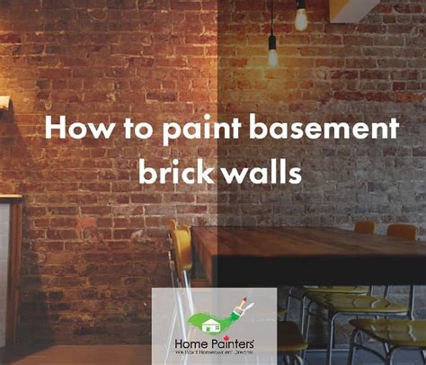 How To Paint Basement Brick Walls Step By Step Guide 2020 Copy And