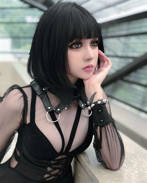 Kina Shen In Goth Beauty Hot Goth Girls Goth Fashion