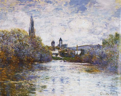 Vetheuil The Small Arm Of The Seine Claude Monet