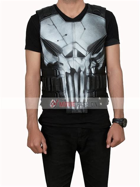 Jon Bernthal The Punisher Season 2 Skull Vest The Movie Fashion Store