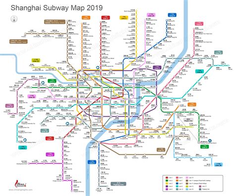 New Shanghai Subway Map In English 2022