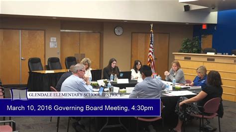 March 10 2016 Governing Board Meeting Youtube
