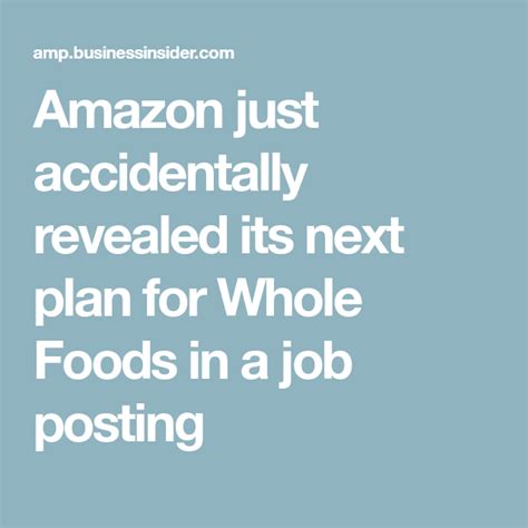 In november, whole foods offered a sneak preview of what the new rewards program would look like. Amazon just accidentally revealed its next plan for Whole ...