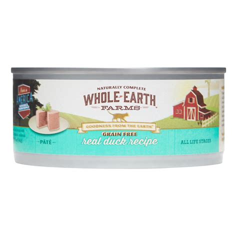 They also produce some niche style recipes such as however, cats are obligate carnivores and the proportion of carbohydrates found in whole earth farms cat food recipes is still too high to be optimal. Whole Earth Farms Grain-Free Real Duck Recipe Pate Wet Cat ...