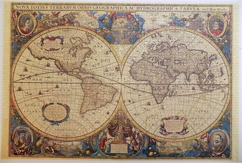 Antique World Map 1630 Henricus Hondius Ravensburger 50 Flickr