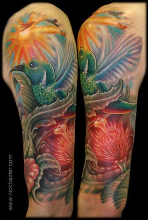 Tattoo Trends Colorful Hummingbird Tattoo