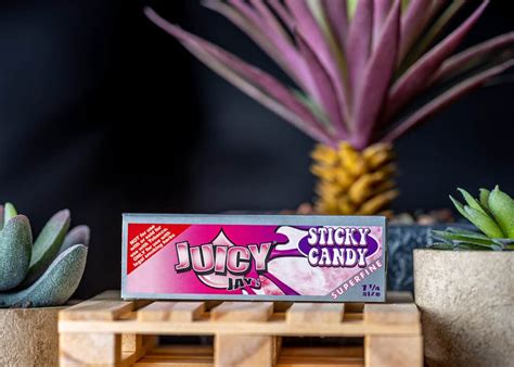 juicy jay s super fine rolling papers sticky candy 1 1 4 smoke cargo