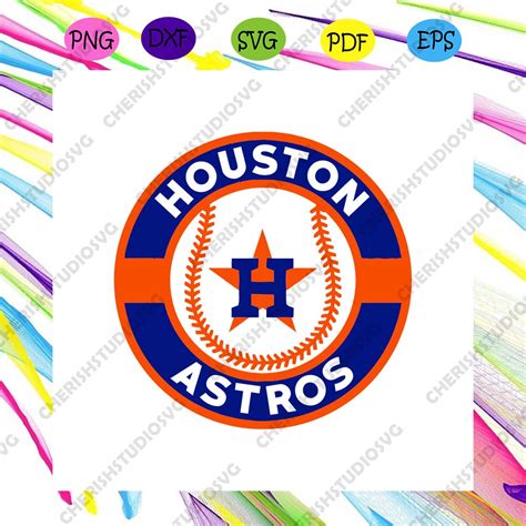 Houston Astros Logo Mlb Svg Sport Svg Astros Svg Cherishsvgcricut