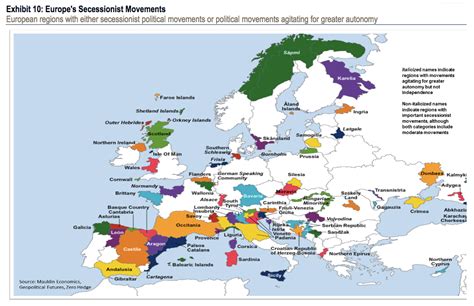 Map Of European Independence Movements Business Insider