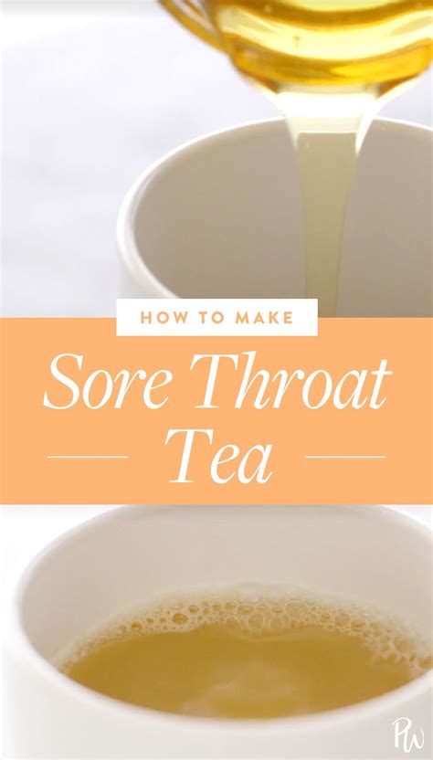 How To Make Ginger And Honey Tea For Soothing A Sore Throat Drinks