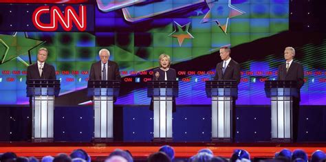 Tv Debatte Der Us Demokraten Clinton Sanders Und Drei Statisten Tazde