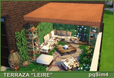 Leire Patio By Mary Jiménez At Pqsims4 Sims 4 Updates