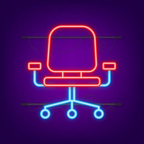 Premium Vector Office Neon Icon Web Icon Set Office Great Design