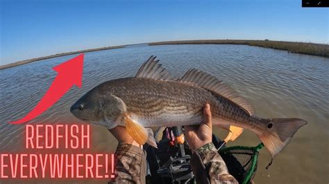 This Secret Spot Is Loaded With Redfish Matagorda Bay Youtube