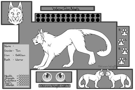 View Topic Warrior Cat Adoptable Reference Sheet Chicken Smoothie