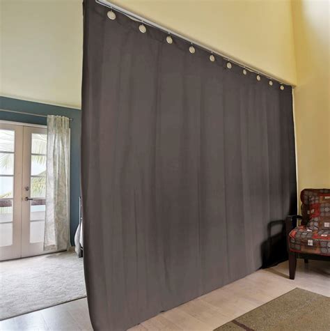 Roomdividersnow Ceiling Track Room Divider Kits For Spaces Up To 18ft Room Divider Room