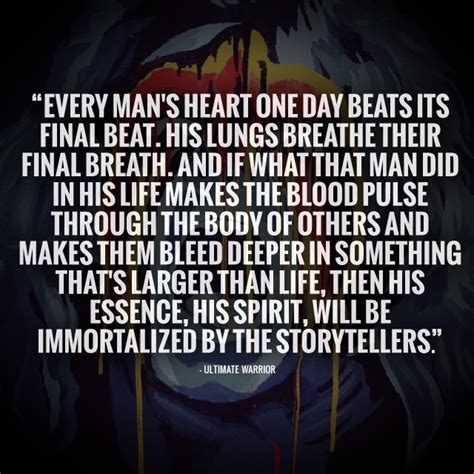 Quotations by the ultimate warrior, american wrestler, born june 16, 1959. Onnit on | Warrior quotes, Inspirational quotes, Wwe quotes