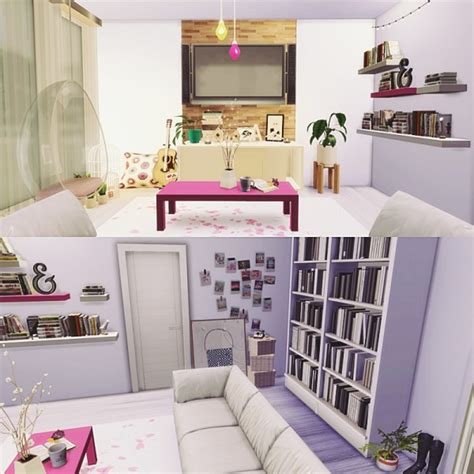 Mony Sims The Cute Livingroom Sims 4 Downloads