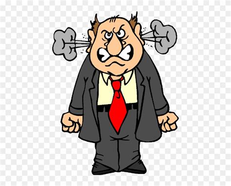 Anger Angry Person Cartoon Free Transparent Png Clipart Images Download