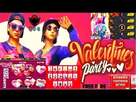 Free fire 2020 party event full details. VALENTINES PARTY Upcoming Event in Free Fire 2020 ...