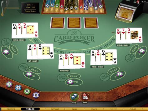 Three card poker payouts depend significantly on the cards. Are there any Strategies for Playing 3 Card Poker? - | CasinosOnline.com