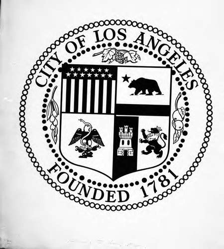 City Of Los Angeles Official Seal — Calisphere