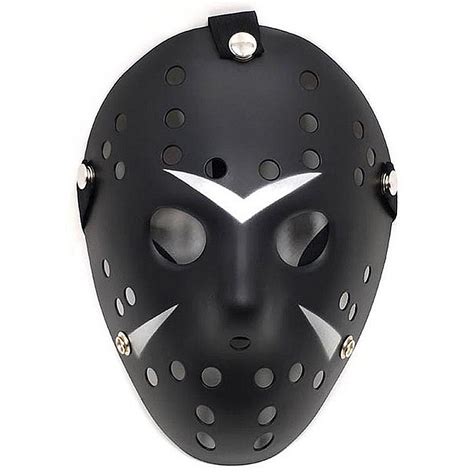 Bibigou Halloween Scary Jason Mask Cool Silver Black Masks 2pcs Jason