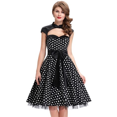 Classic Retro Evening Party Dress Sexy Pinup Swing Summer Dresses
