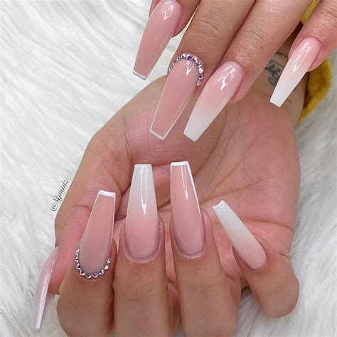 Coffin Nails Acrylic Nails Coffin Pink Pink Ombre Nails Pink