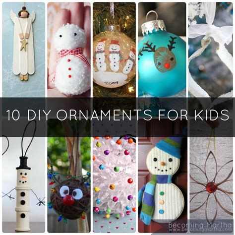 10 Diy Kids Christmas Ornaments To Make At Home